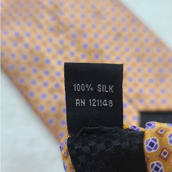 Sean John orange silk tie - Picture 5 of 5